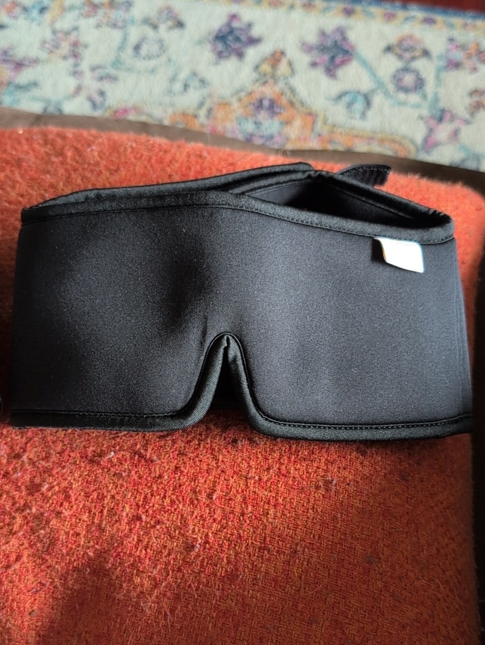 NWT Pauze Black Sleep Eye Mask With Case